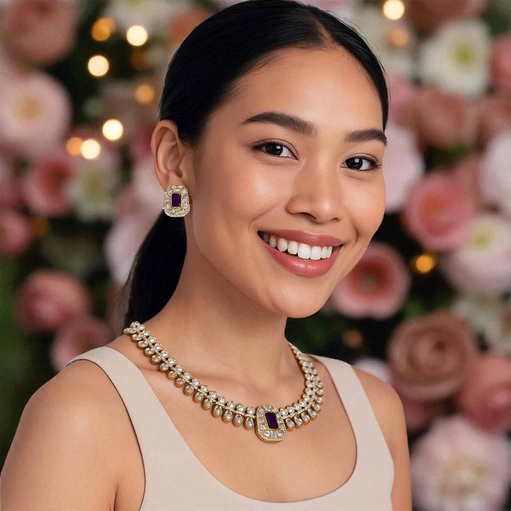 Navy Naria Victorian Jewellery Set - New Arrival