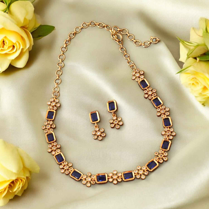 Navy Naumic Antique Jewellery Set - New Arrival