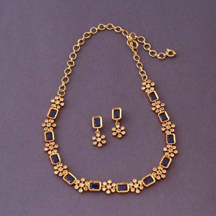 Navy Naumic Antique Jewellery Set - New Arrival