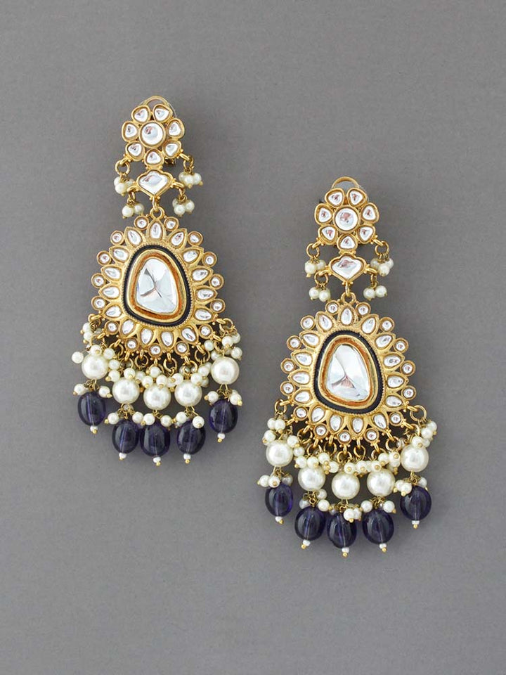 Navy Sarisha Danglers