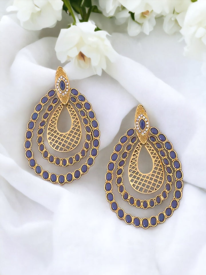 Navy Vina Danglers