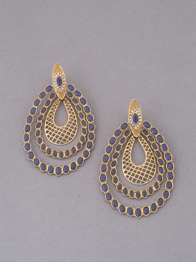 Navy Vina Danglers