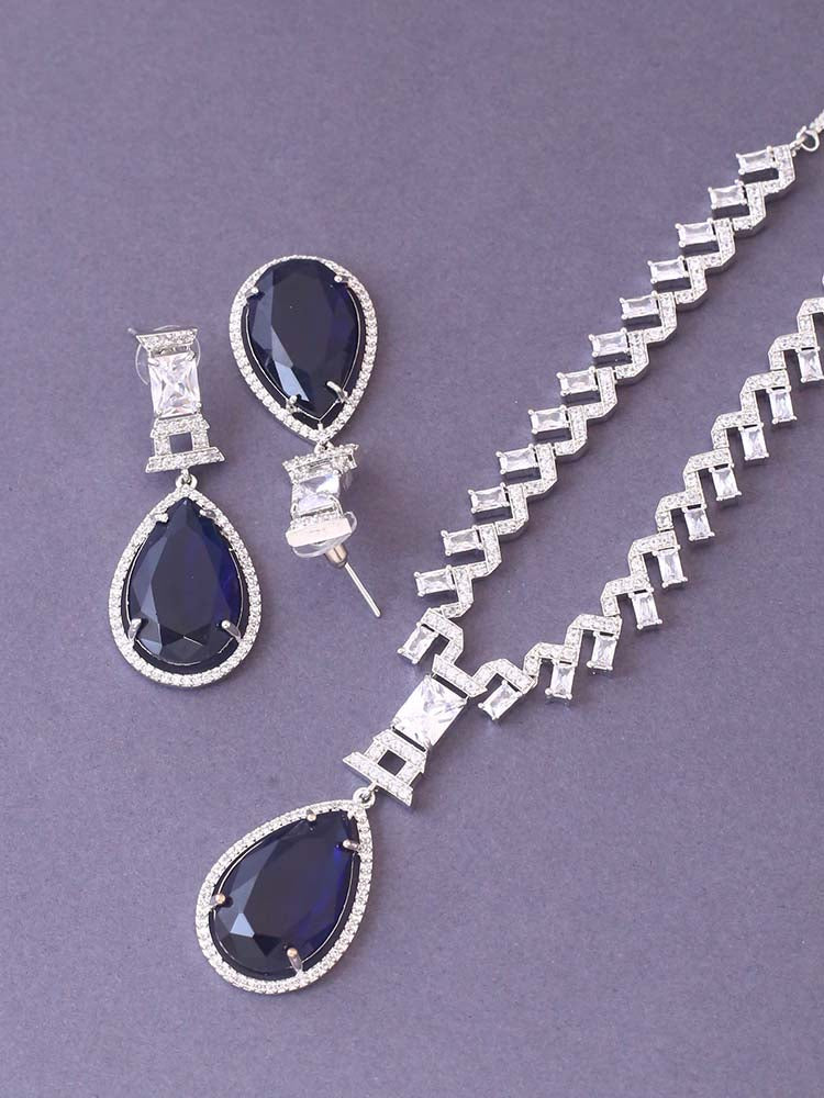 Navy Xandra Pendant Set