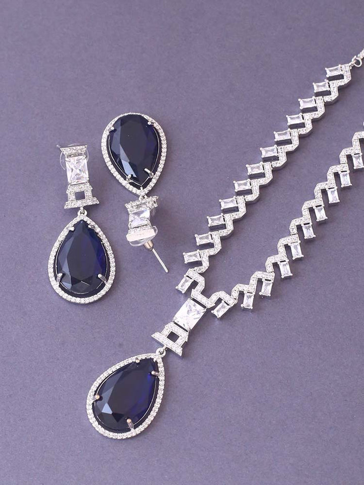 Navy Xandra Pendant Set