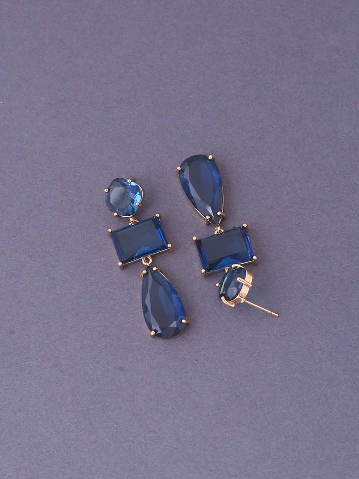 Navy Zadie Danglers