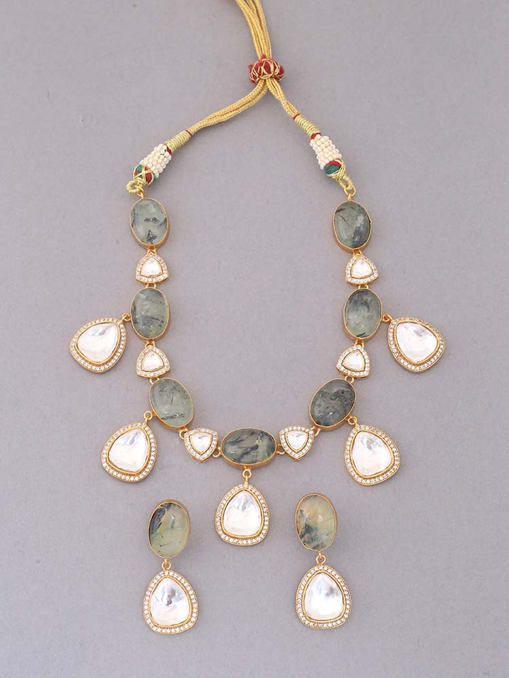 Olive Aavya Jewellery Set