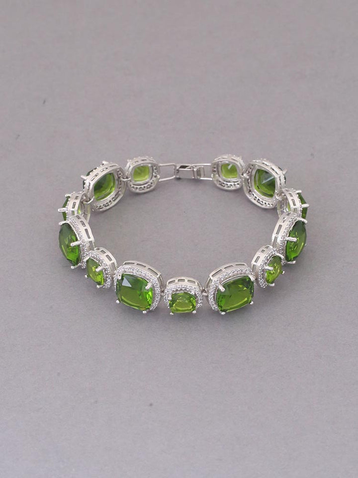 Olive Banny Zirconia Bracelet