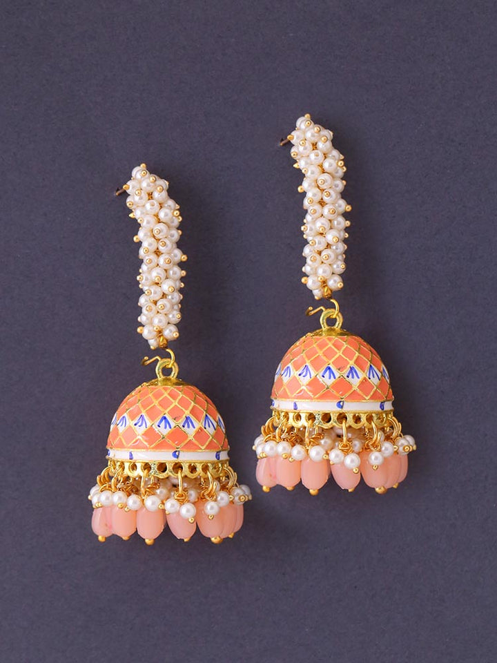 Orange Ladli Jhumkis
