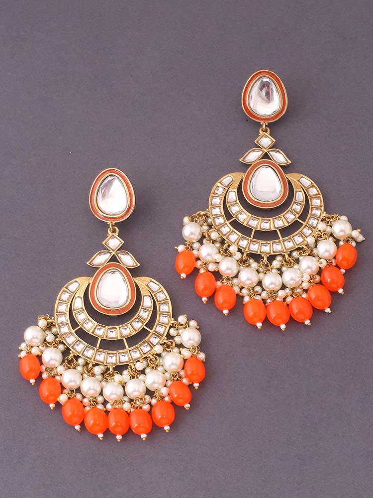 Orange Upasana Chandbalis