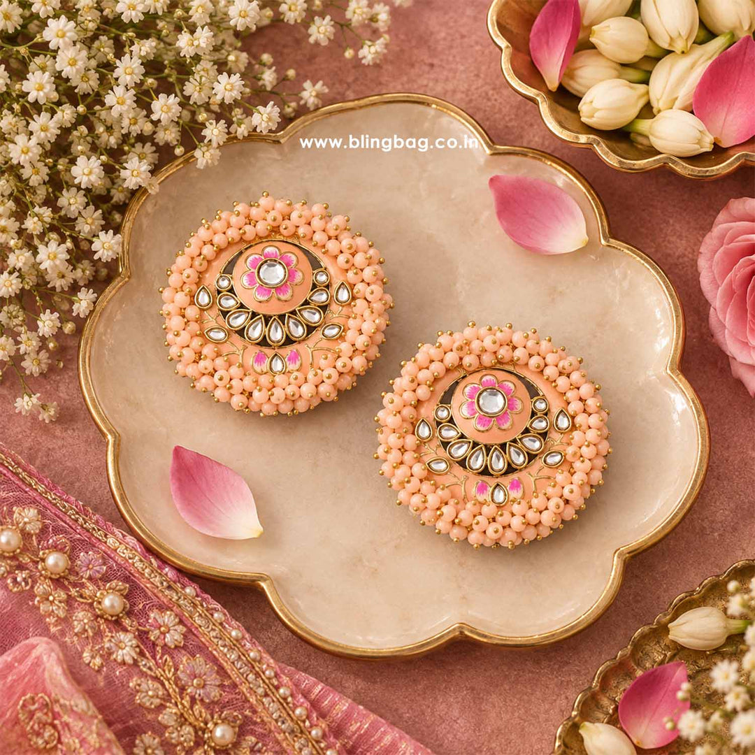Peach Anju Studs - EOSS