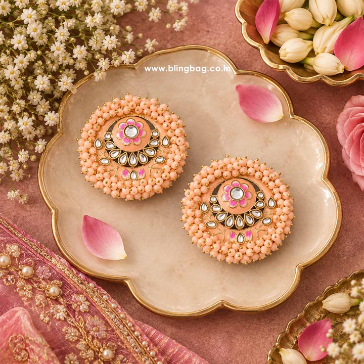 Peach Anju Studs - EOSS