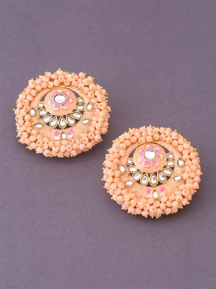 Peach Anju Studs - EOSS