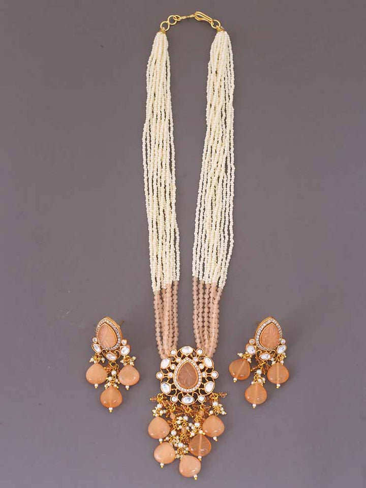 Brown Laxmi Jewellery Set