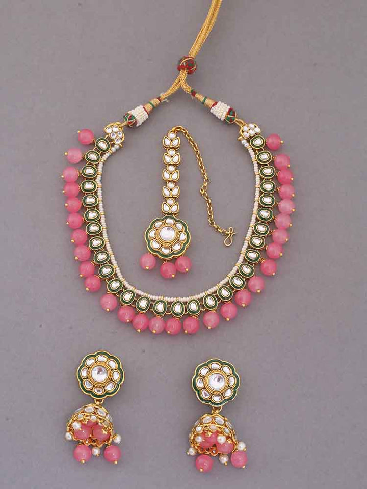 Pink Amala Jewellery Set