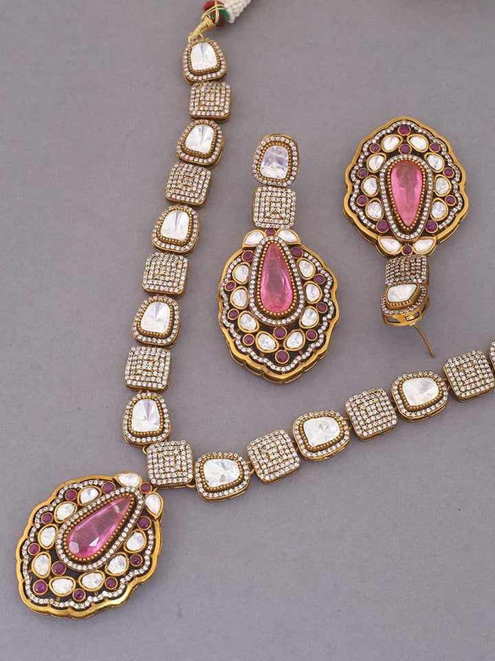 Pink Blathnaid Jewellery Set