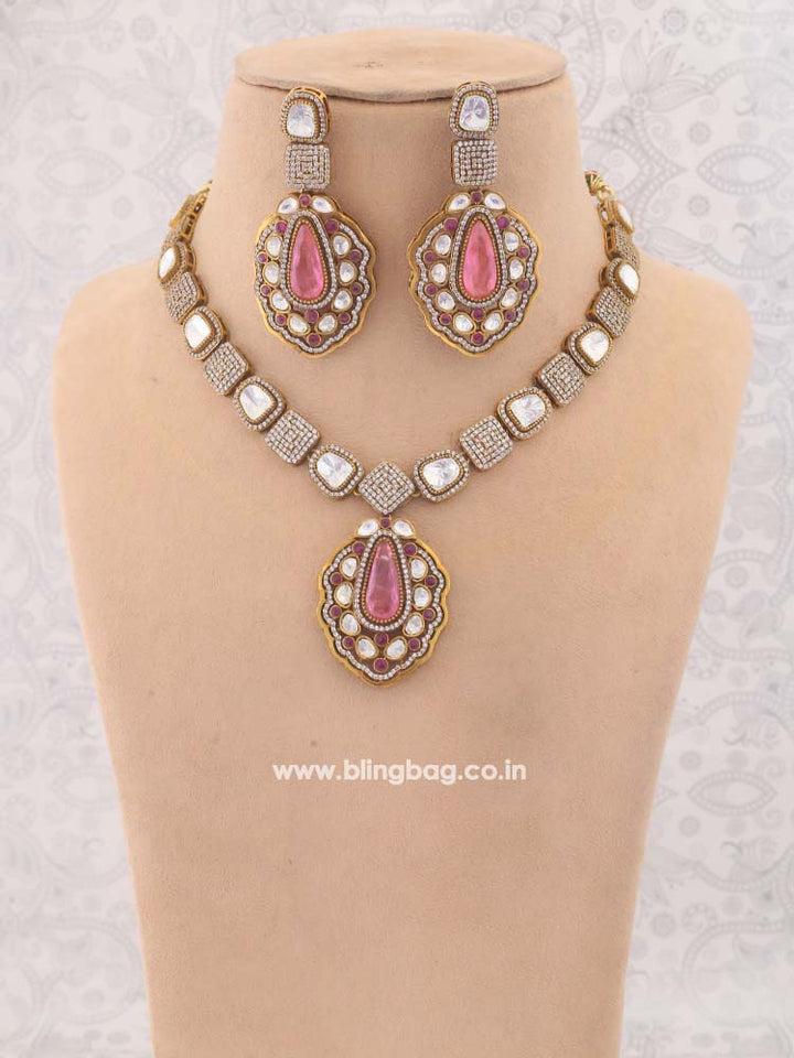 Pink Blathnaid Jewellery Set
