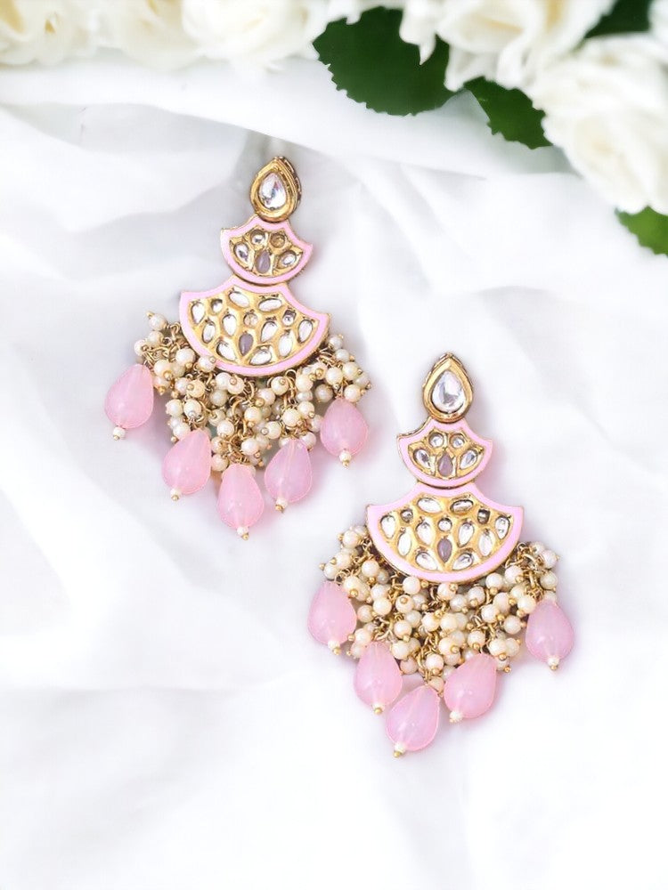 Pink Jagrati Chaandbalis