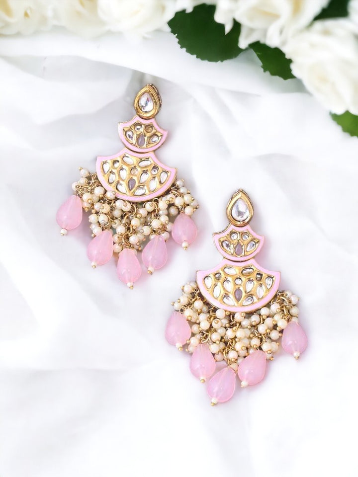 Pink Jagrati Chaandbalis