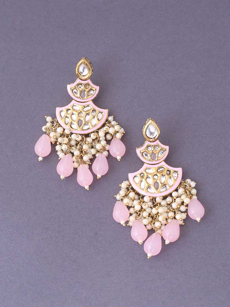 Pink Jagrati Chaandbalis