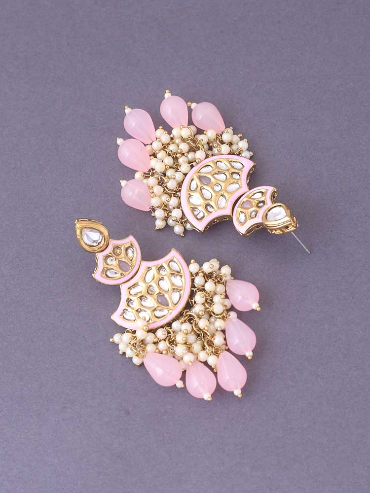 Pink Jagrati Chaandbalis