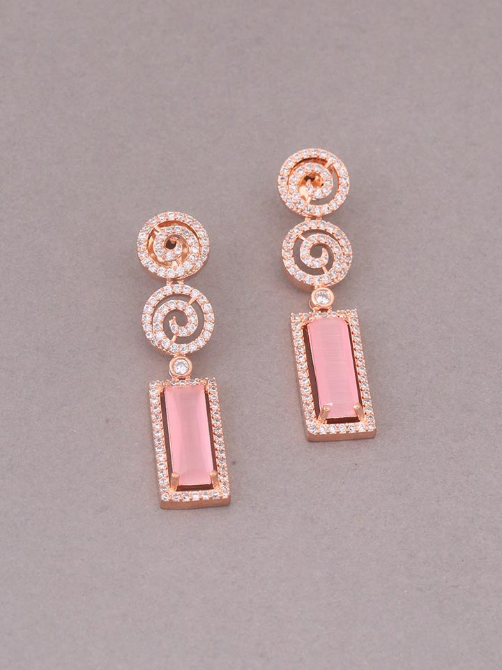 Pink Kimi Zirconia Danglers