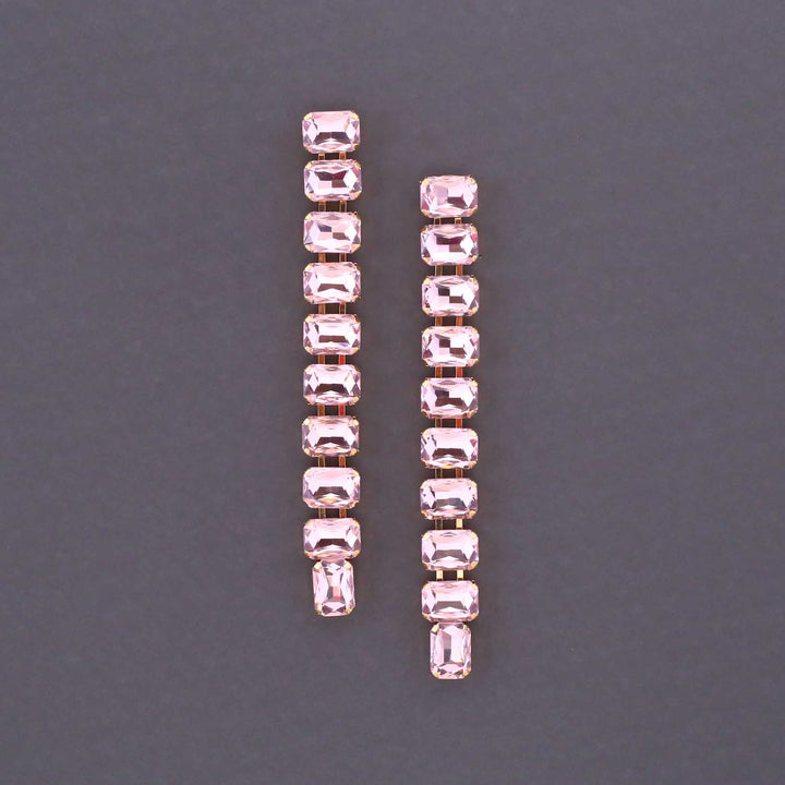 Pink Calico Danglers