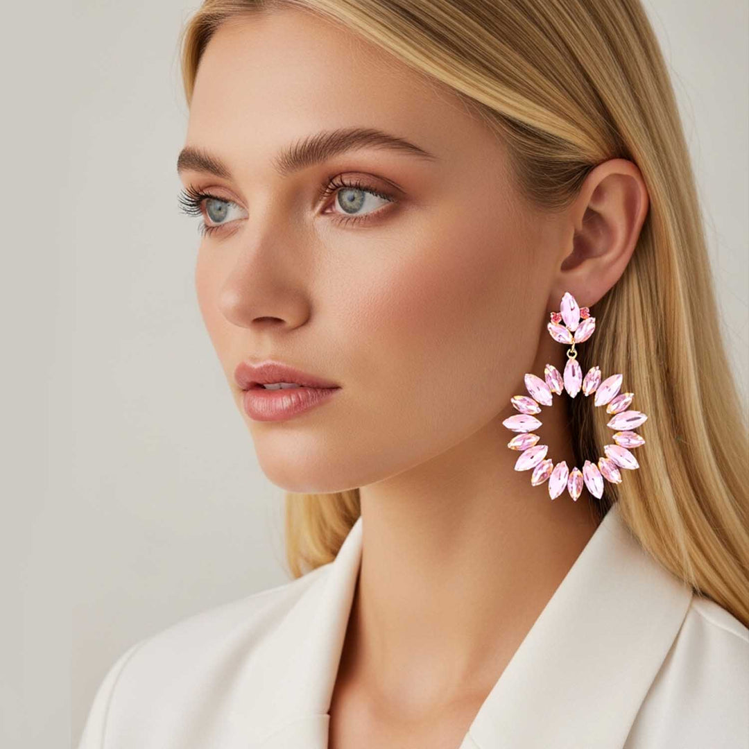 Pink Zinachi Chandbalis