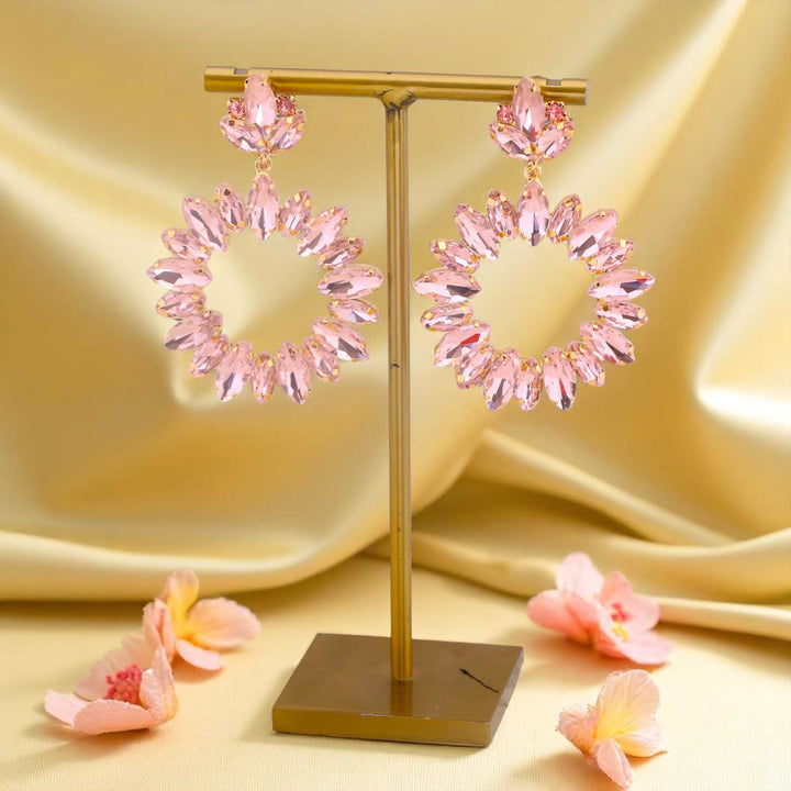 Pink Zinachi Chandbalis