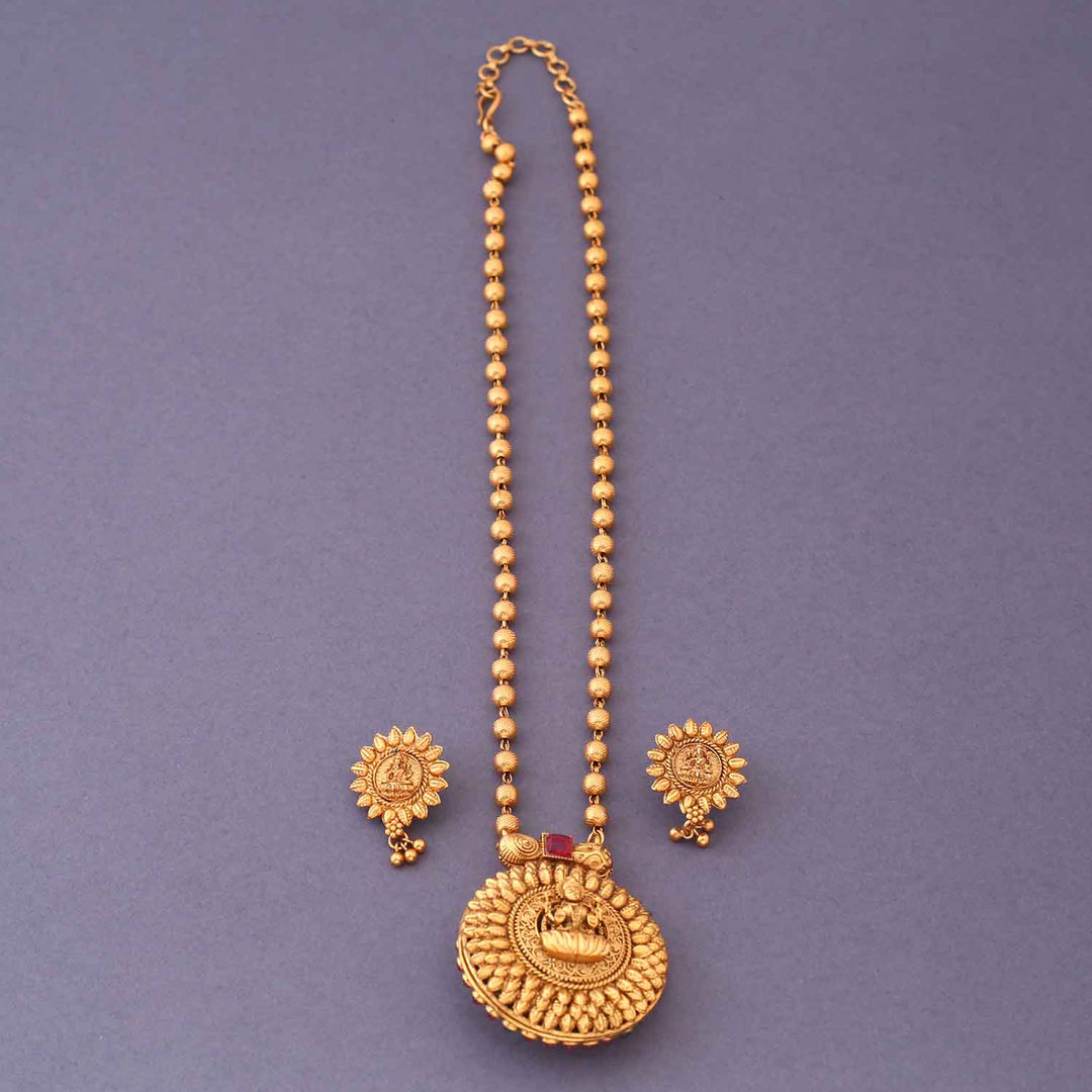 Prakashini Reversible Temple Jewellery Set- New Arrival