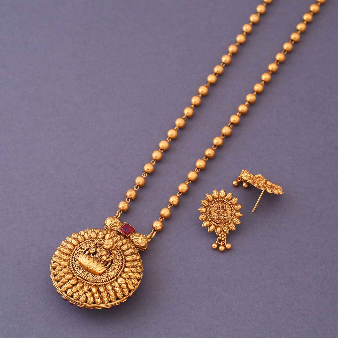 Prakashini Reversible Temple Jewellery Set- New Arrival