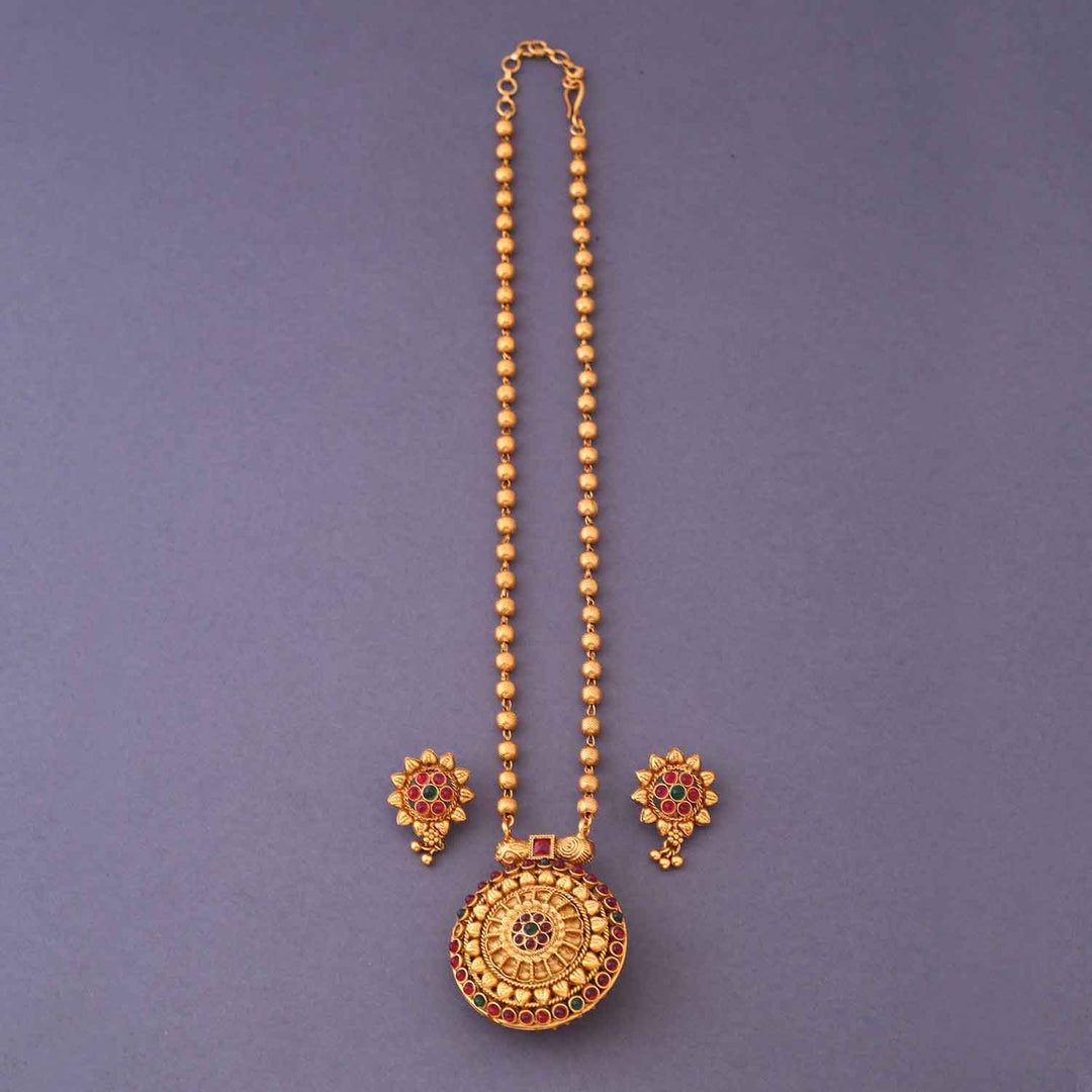 Prakashini Reversible Temple Jewellery Set- New Arrival