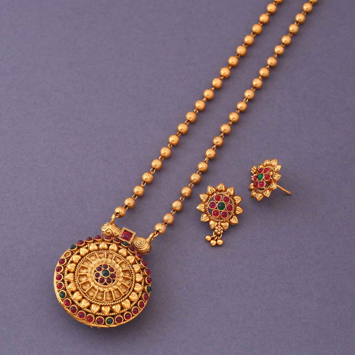 Prakashini Reversible Temple Jewellery Set- New Arrival