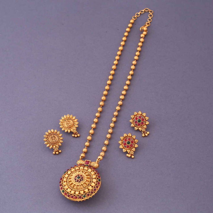 Prakashini Reversible Temple Jewellery Set- New Arrival