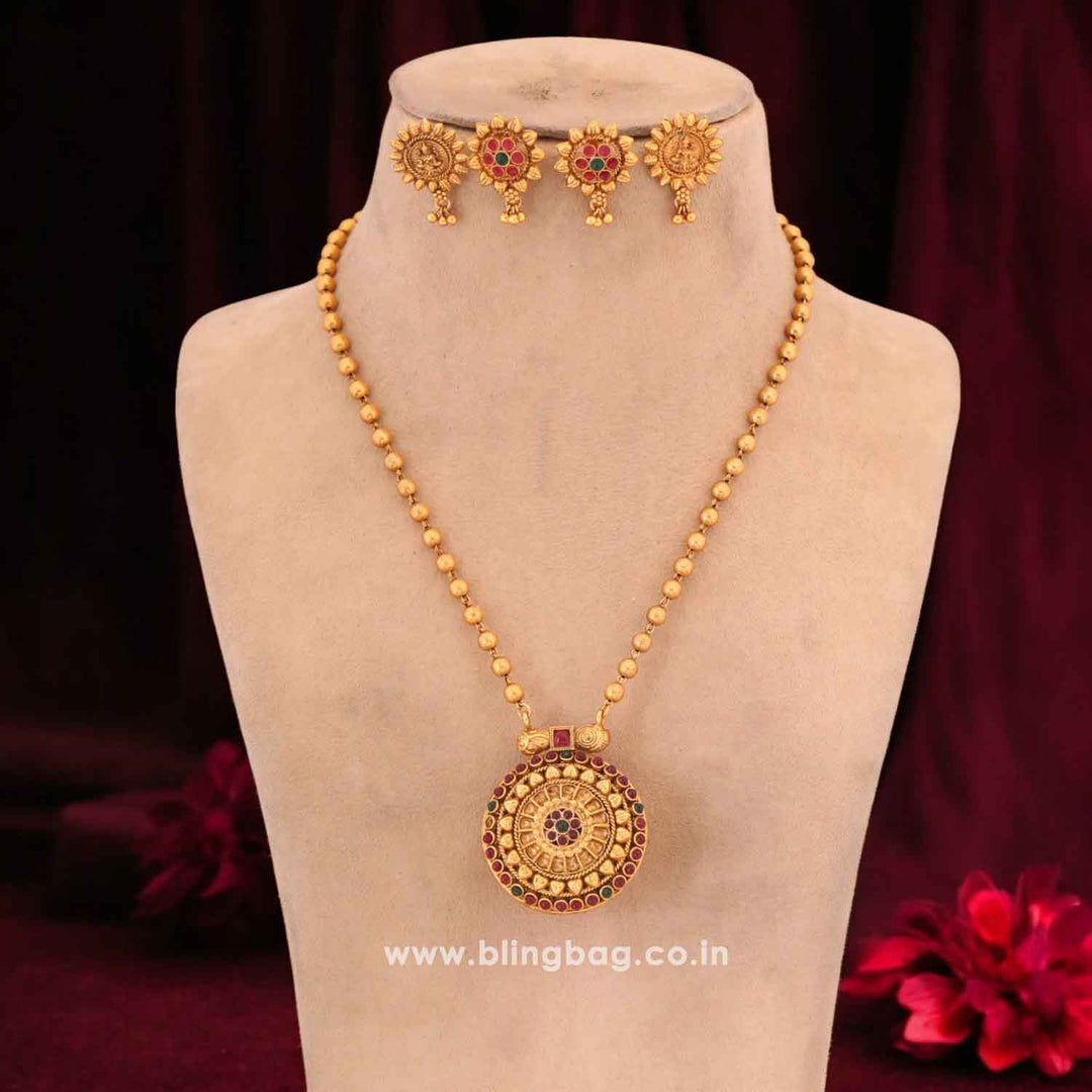 Prakashini Reversible Temple Jewellery Set- New Arrival