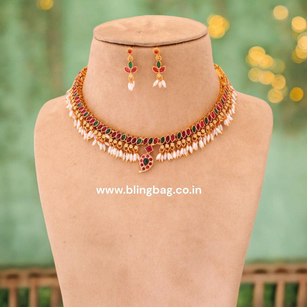 Preeti Reversible Antique Jewellery Set - New Arrival