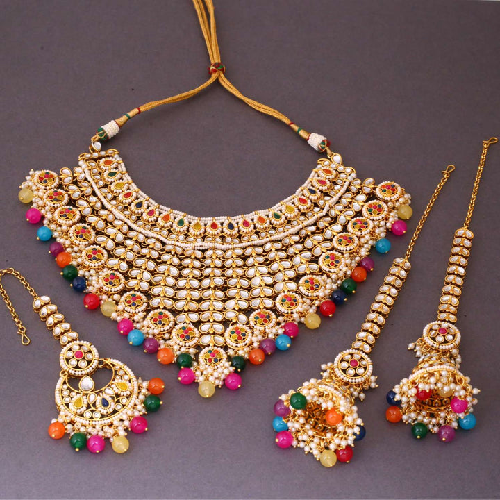 Prismatic Aarya Kundan Jewellery Set
