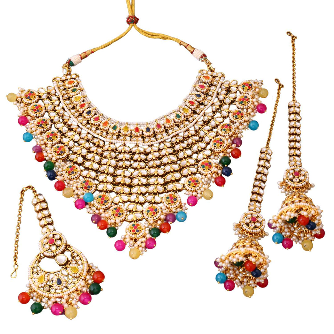 Prismatic Aarya Kundan Jewellery Set