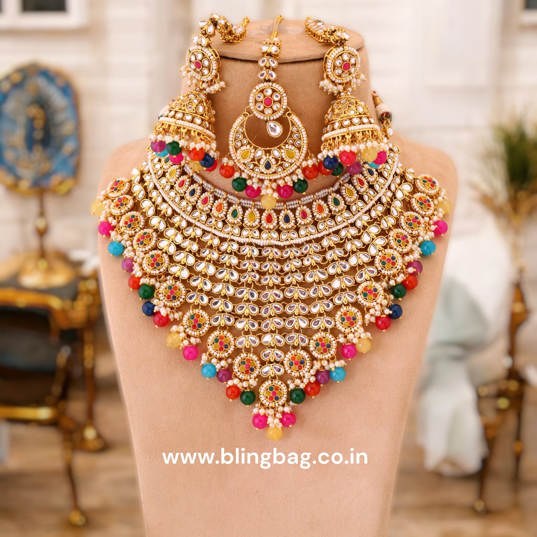 Prismatic Aarya Kundan Jewellery Set