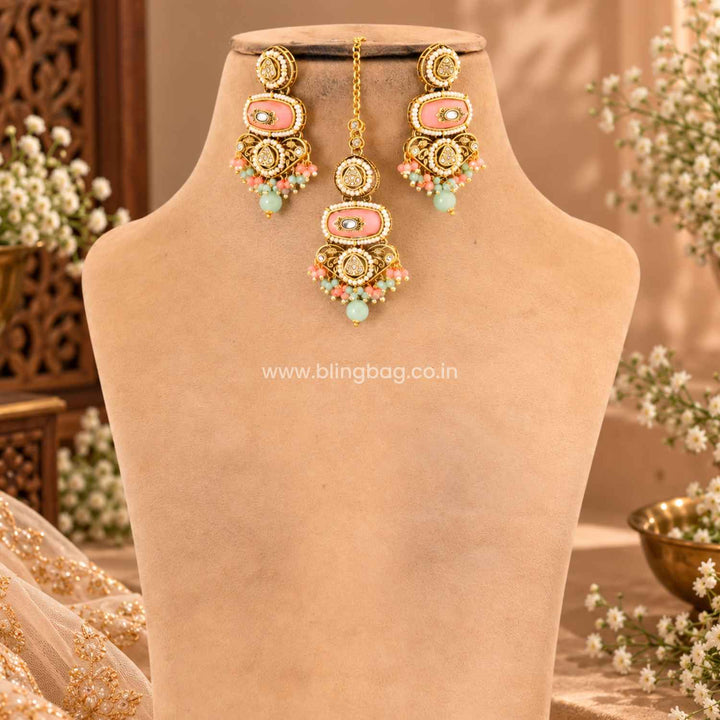 Prismatic Ahanvi Kundan Jewellery Set - New Arrival