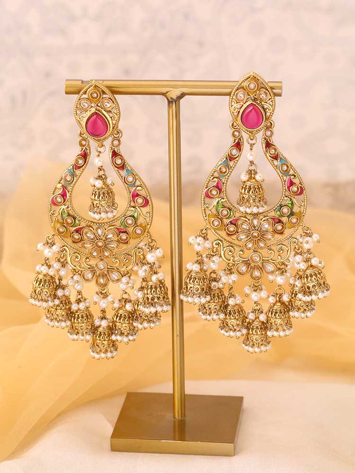 Prismatic Aliya Jhumkis