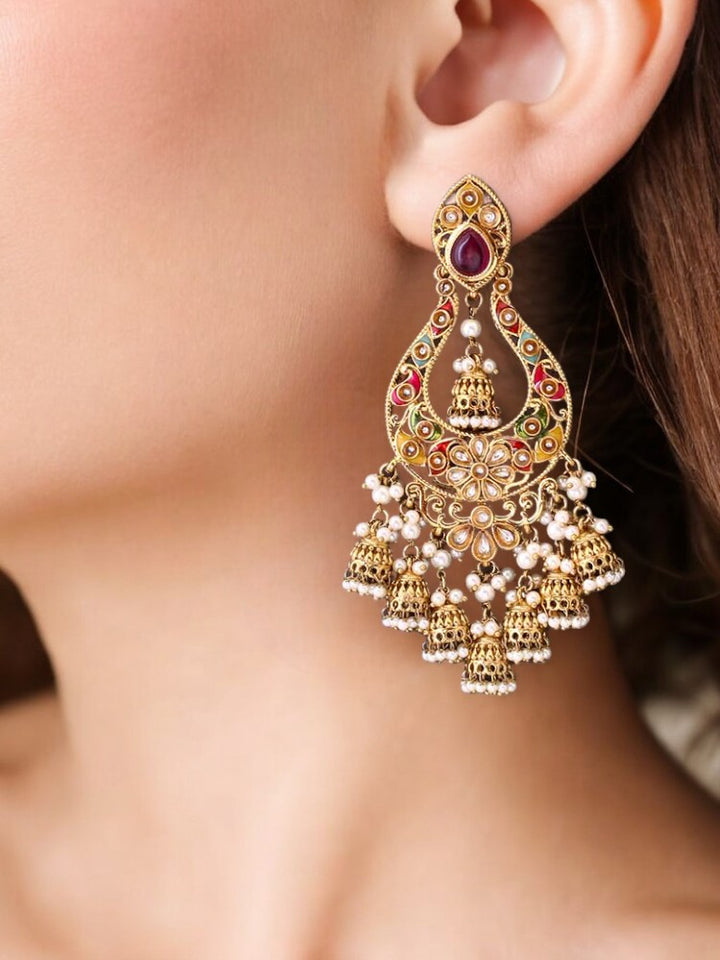 Prismatic Aliya Jhumkis