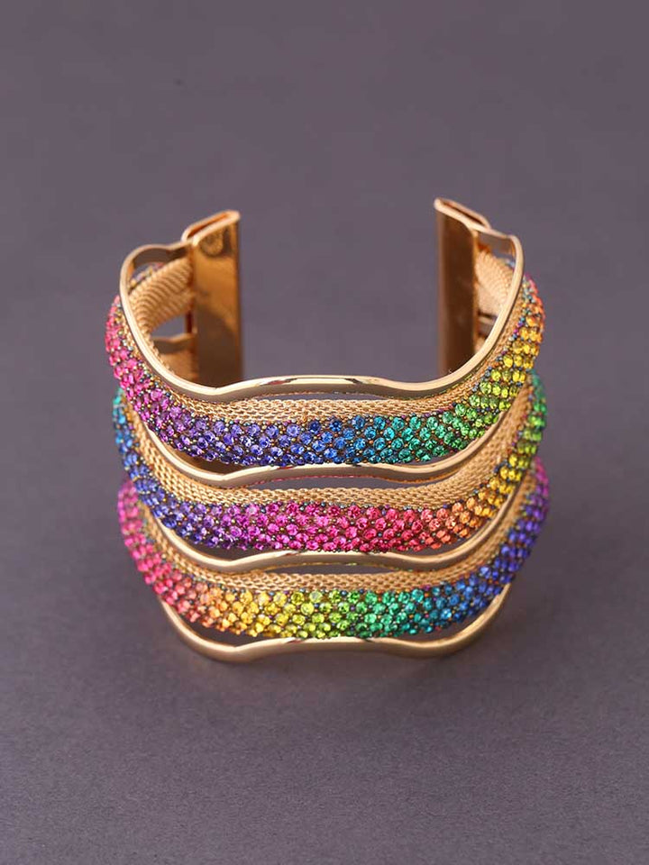 Prismatic Amaryllis Adjustable Bracelet