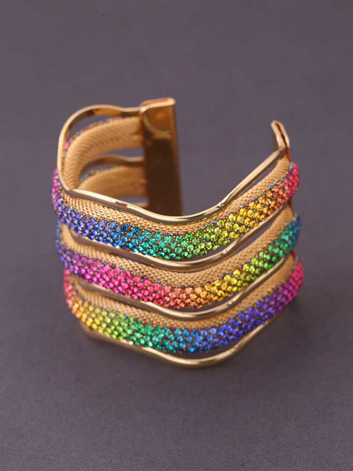 Prismatic Amaryllis Adjustable Bracelet