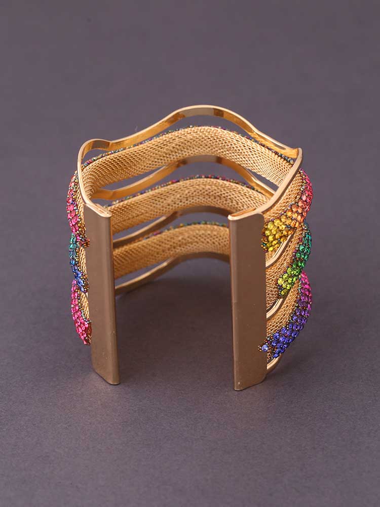 Prismatic Amaryllis Adjustable Bracelet