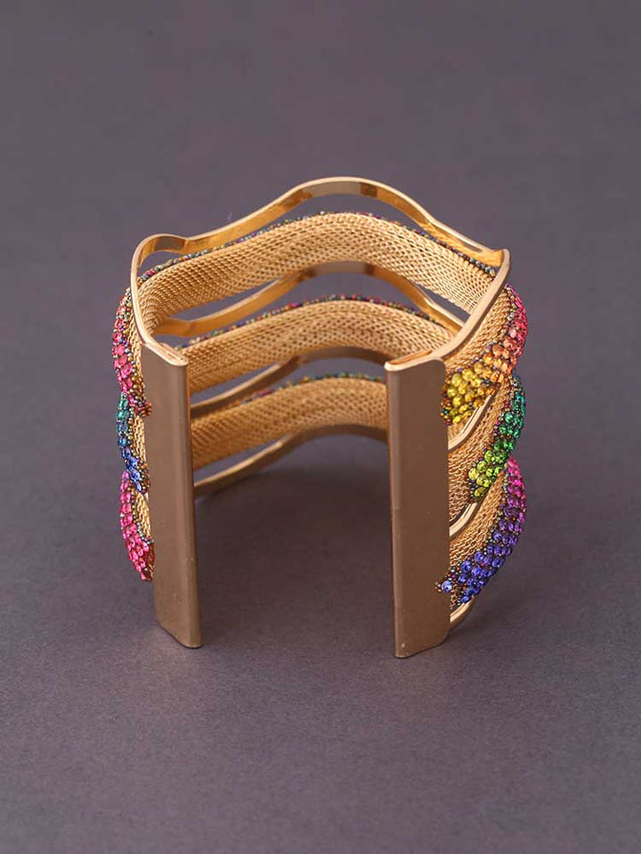 Prismatic Amaryllis Adjustable Bracelet