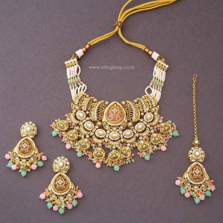 Prismatic Aranya Kundan Jewellery Set - New Arrival