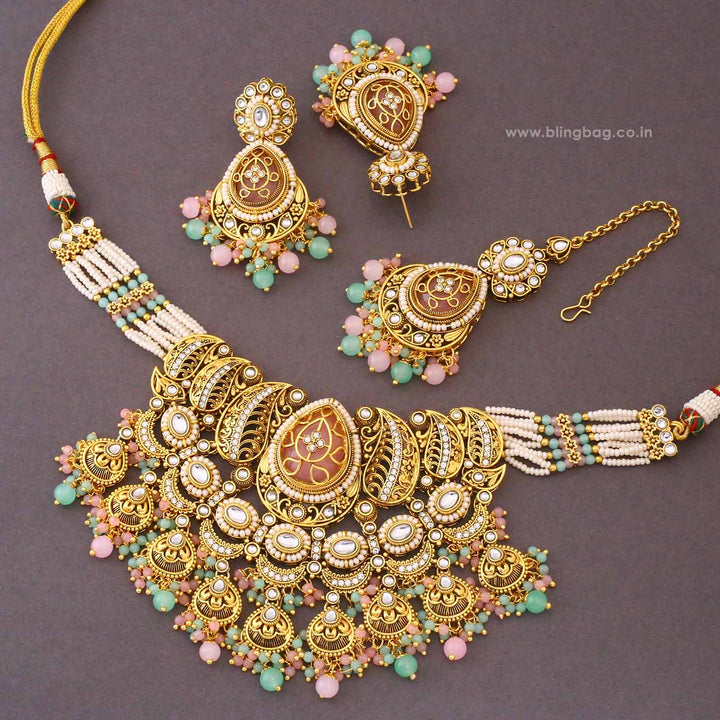 Prismatic Aranya Kundan Jewellery Set - New Arrival