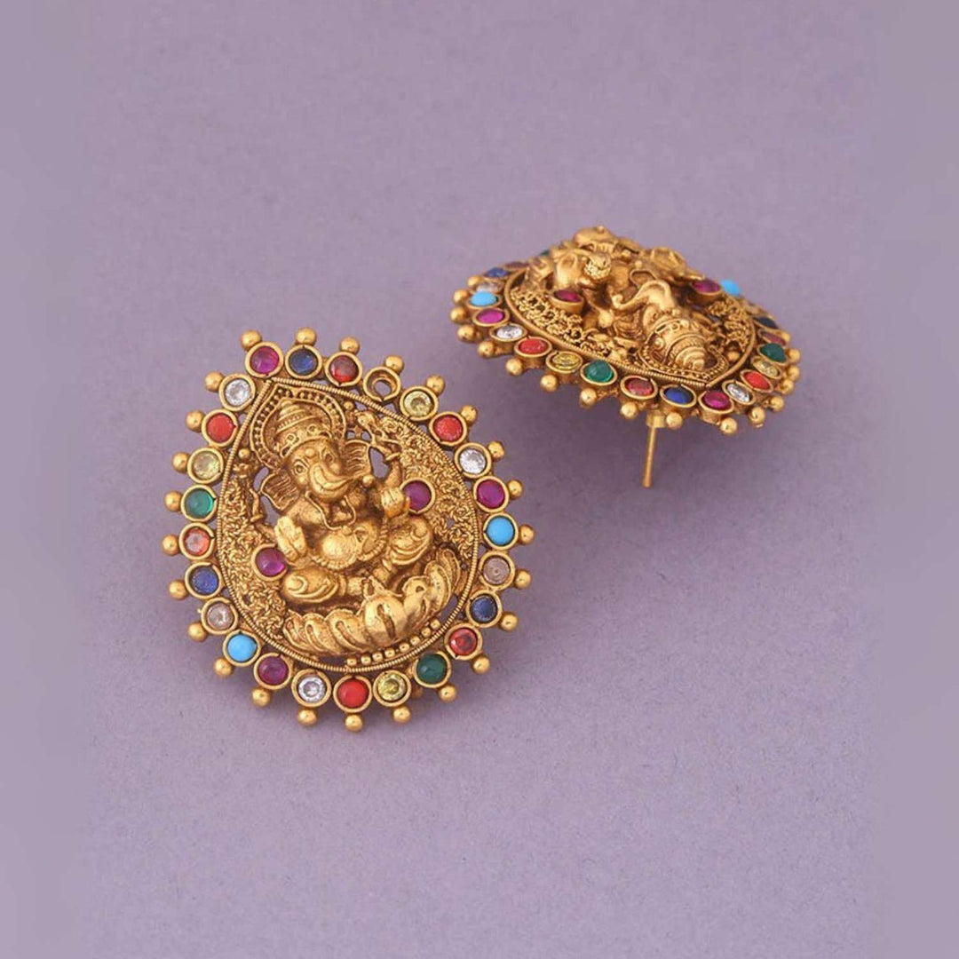 Prismatic Avighna Temple Studs - EOSS