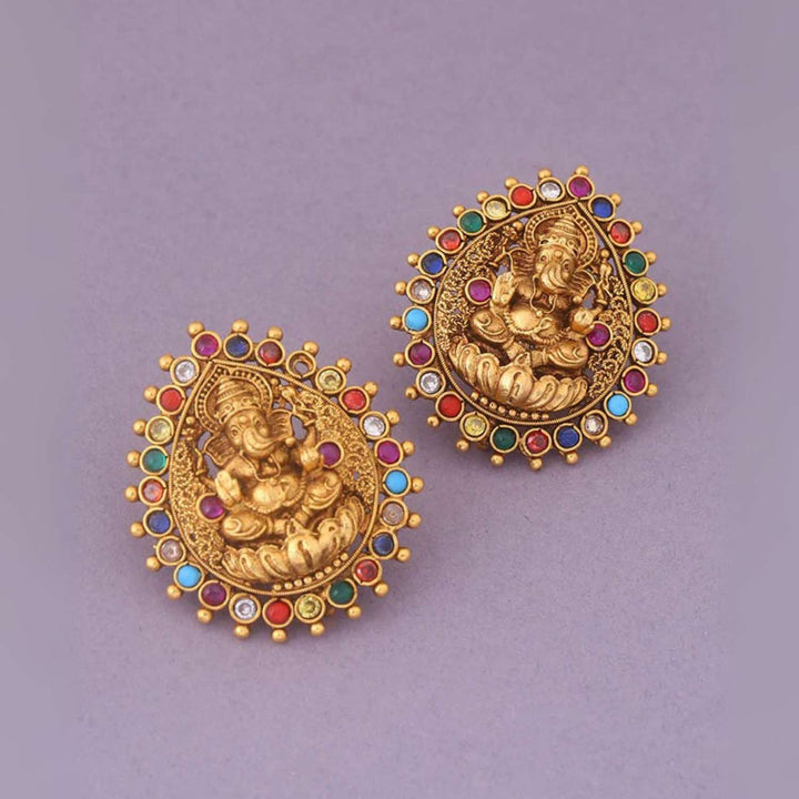 Prismatic Avighna Temple Studs - EOSS