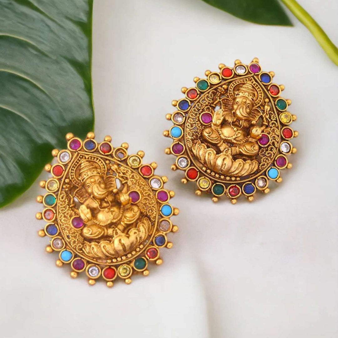 Prismatic Avighna Temple Studs - EOSS